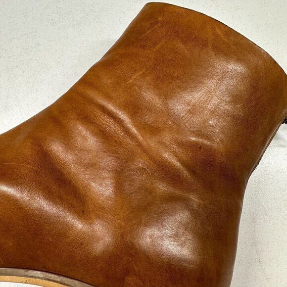 Korks by Kork Ease Violet Tan Leather Bootie Womens Size 9.5 - Picture 4 of 15